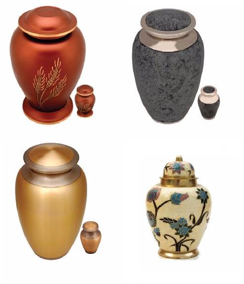 Brass Funeral Urns