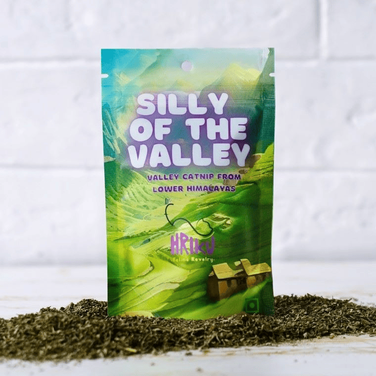 HRIKU Silly of The Valley ?Naturally Grown Himalayan Catnip Treat for Cats